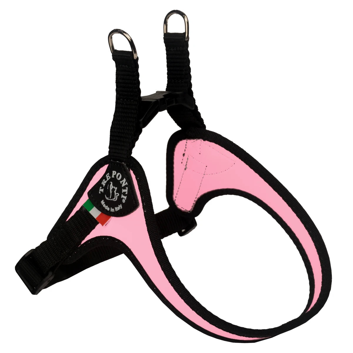 Tre Ponti Pettorina Easy Fit Con Sottopancia Regolabile Bordo Cannetè Rosa Taglia 2,5 Tre Ponti Pettorina Easy Fit Con Sottopancia Regolabile Bordo Cannetè Rosa Taglia 2,5